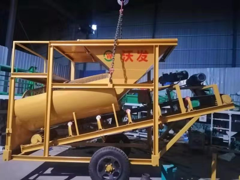 新型電動滾筒篩土機